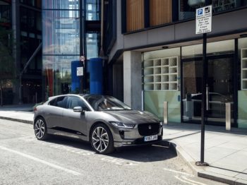Jaguar I-Pace in EV-only parking space