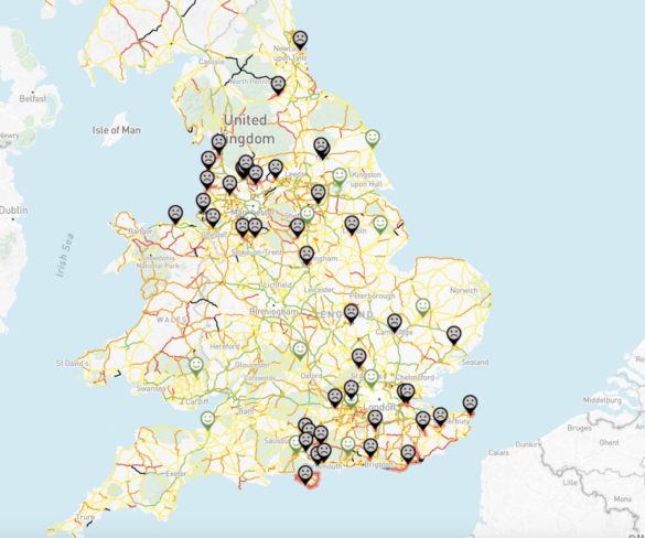 Interactive crash map reveals Britain’s riskiest roads