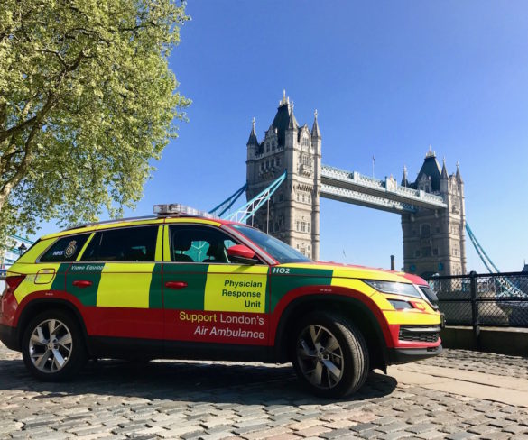 Škoda fleet provides vital support for London’s Air Ambulance
