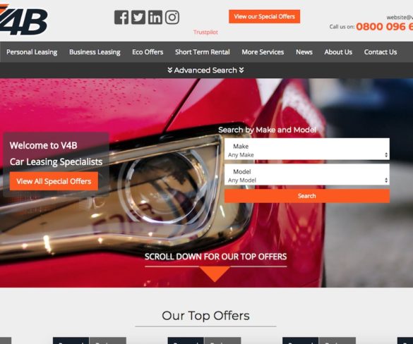 New V4B leasing site includes ‘Eco Offers’