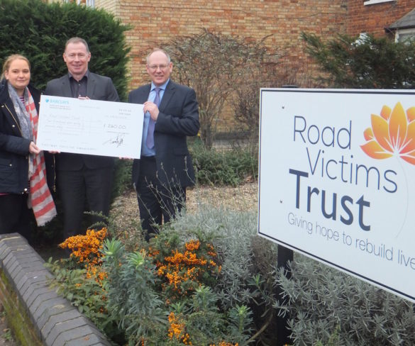 DriveTech names Road Victims Trust as 2019 chosen charity