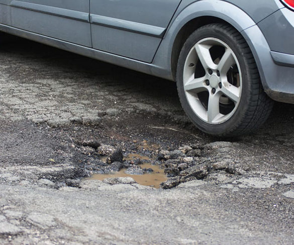 Drivers willing to pay higher taxes for pothole-free roads