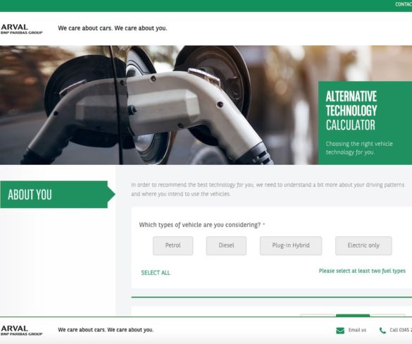 Online Arval tool assesses viability of EVs and hybrids