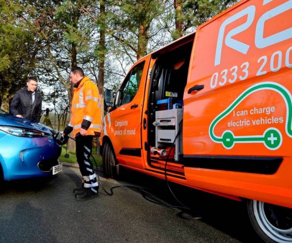 RAC to rescue stranded electric cars using new EV Boost charger