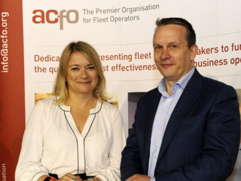 ACFO's newly apointed chairman Caroline Sandall and deputy chairman Stewart Lightbody