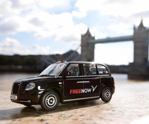 Free Now celebrates rebrand with Taxi Hunt