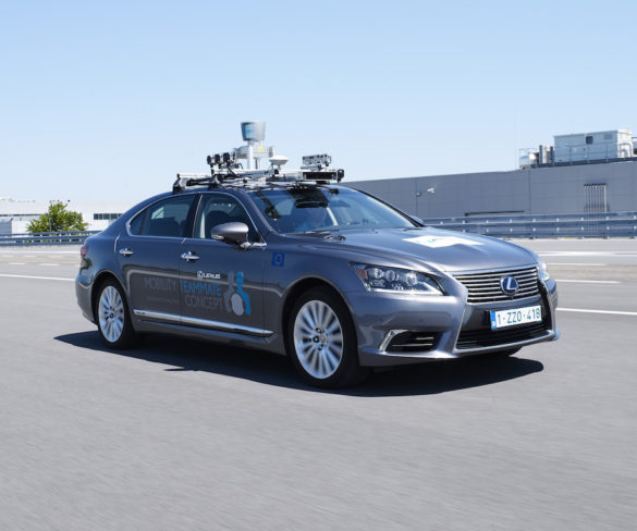 Autonomous Lexus LS takes to roads in Belgium