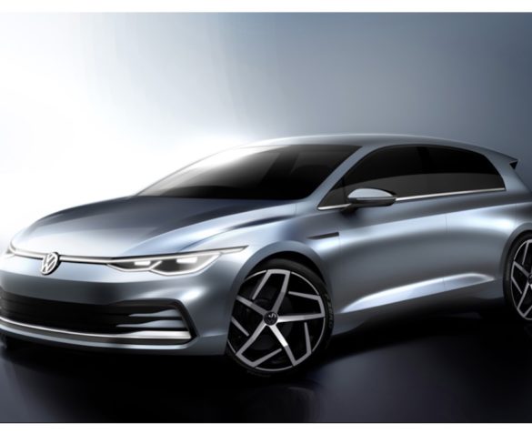 Volkswagen Golf previewed in design sketches