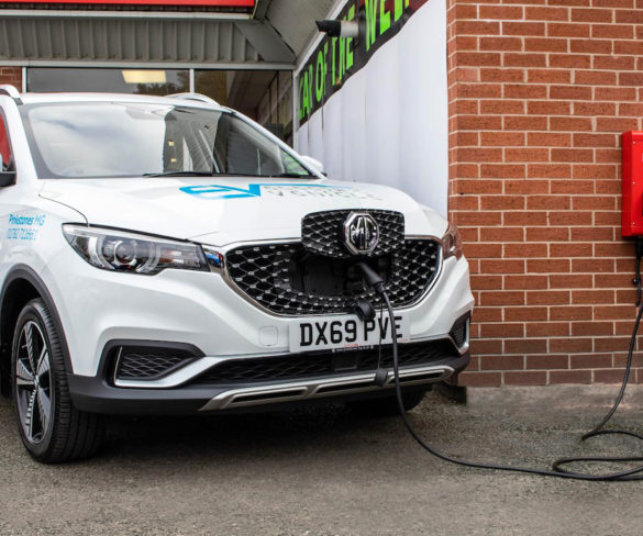MG supports launch of first-ever EV with Rolec charging solution