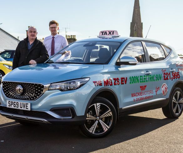 Tayport Taxis makes transition to zero-emissions fleet with MG
