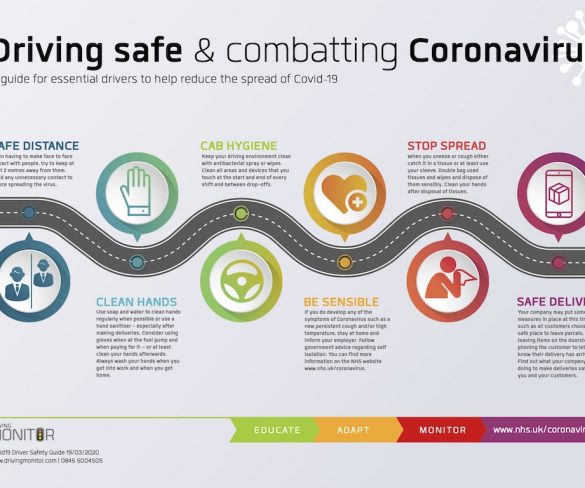 Driving Monitor resource to help fleets drive safe and combat coronavirus