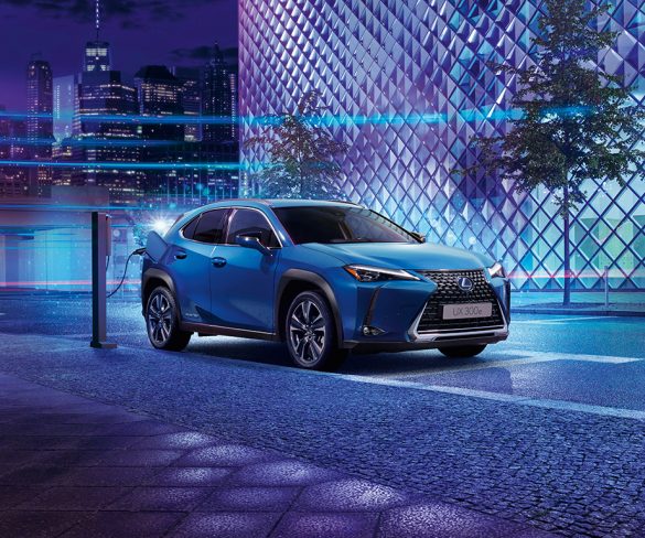 European debuts for the first Lexus electric car, the UX 300e, LC convertible and enhanced ES