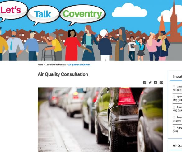 Coventry consultation on CAZ alternatives extended