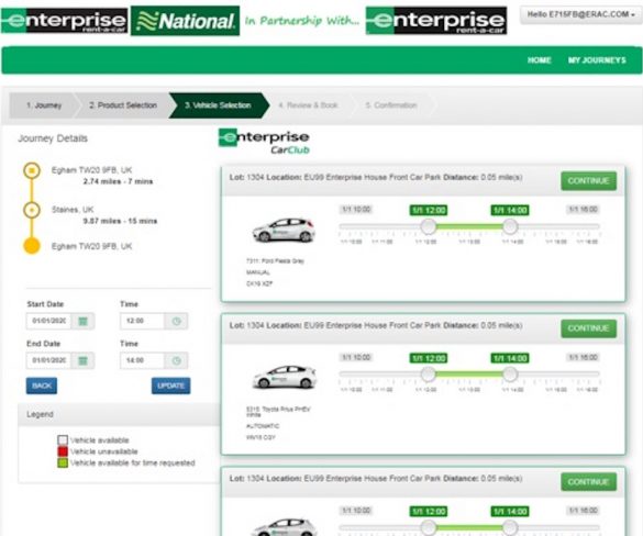 Enterprise ensures BiK compliance for business travel