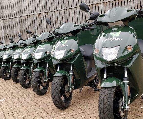 Center Parcs deploys electric mopeds for eco-friendly food deliveries