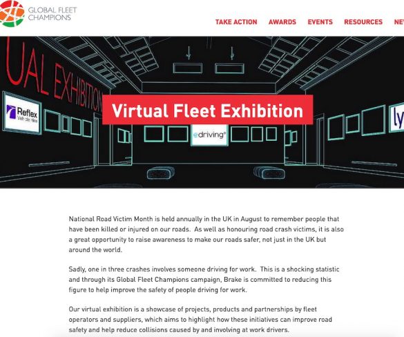 Brake’s virtual exhibition to help fleets manage road risk