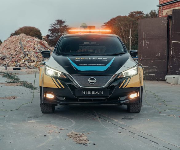 Nissan Leaf reimagined as emergency response concept