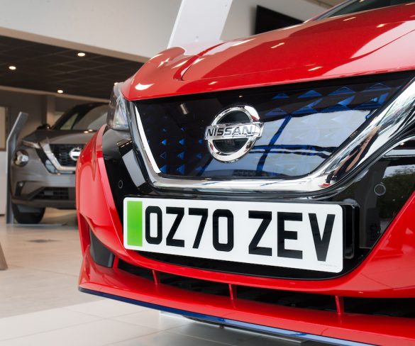 Green number plates go on trial at Nissan dealers