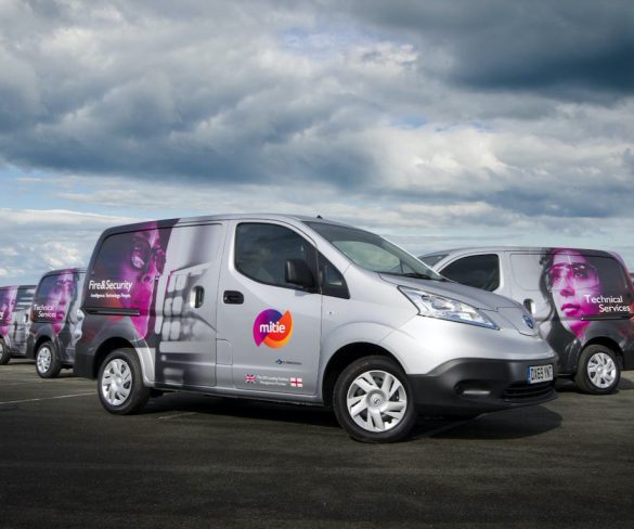 Mitie fleet now 50% electric in major milestone