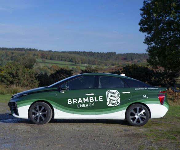 Toyota Mirai hydrogen car provides emission-free transport for Bramble Energy