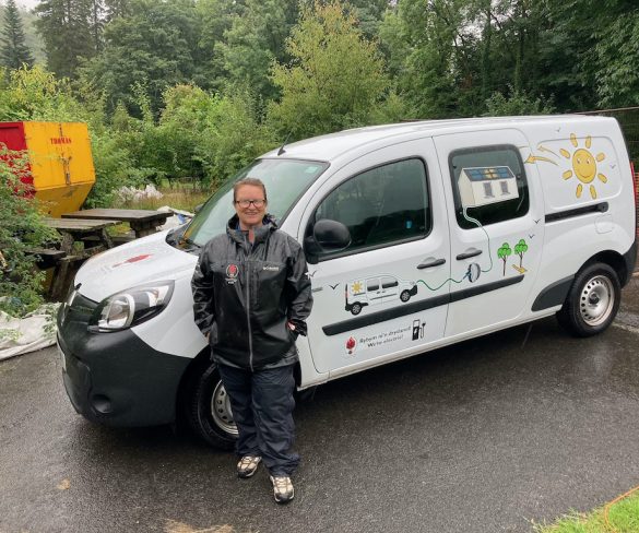 First electric van joins Brecon Beacons National Park fleet
