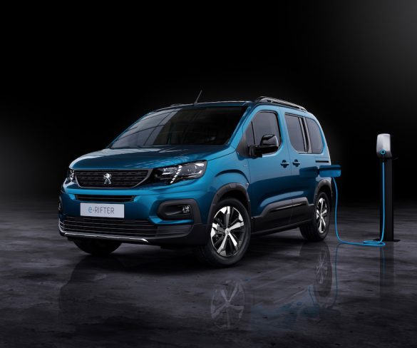 Peugeot debuts fully electric e-Rifter MPV