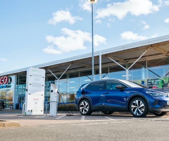 Tesco free EV charging network hits 500,000th charge milestone