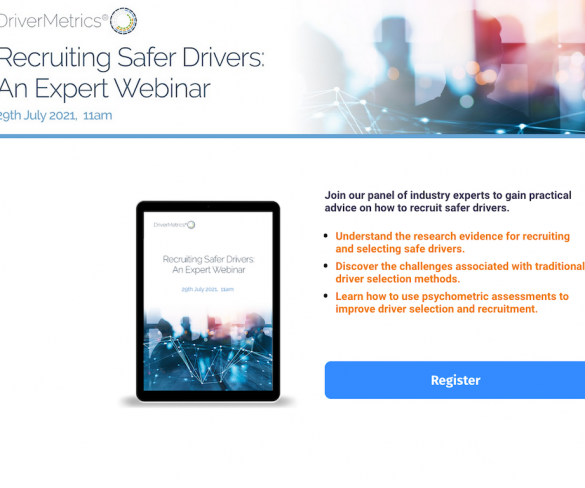DriverMetrics webinar to help fleets recruit safer drivers