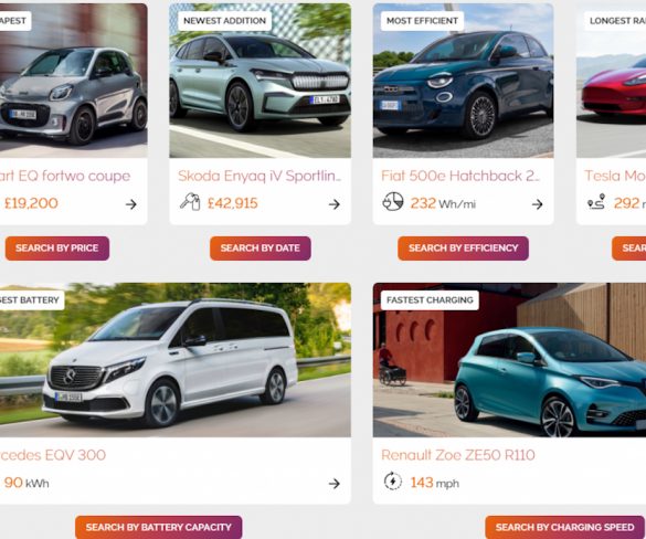 Ogilvie Fleet’s free EV database to help drivers research electric cars