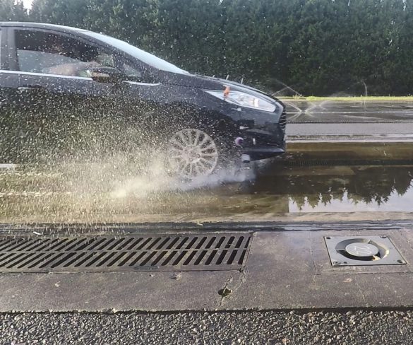 Coventry University researchers develop new device to prevent aquaplaning and save lives