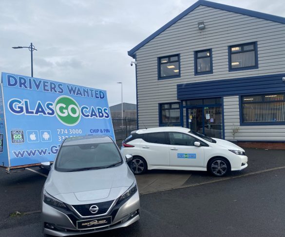 GlasGo Cabs goes electric with Nissan Leaf fleet