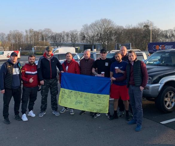 AA patrol leader lends support to Ukraine aid convoy
