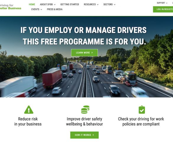 New Driving for Better Business web portal gives easier way to manage road risk