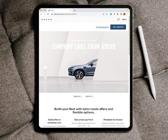 Volvo launches new Fleet and Business Online portal  