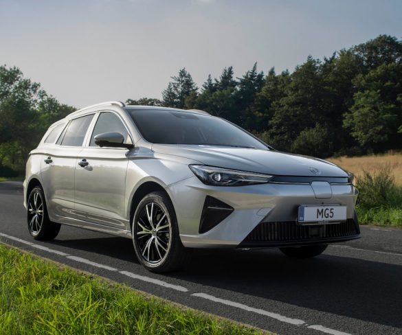 Updated MG5 EV debuts at Goodwood