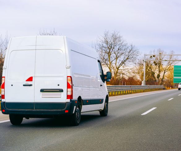Number of vans on British roads at all-time high