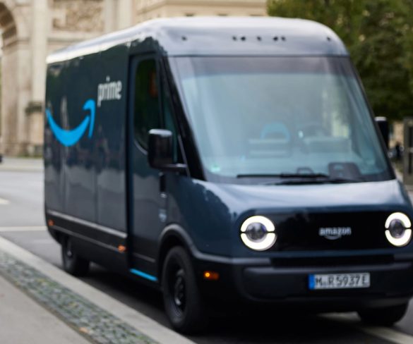Amazon rolls out first European electric delivery vans from Rivian