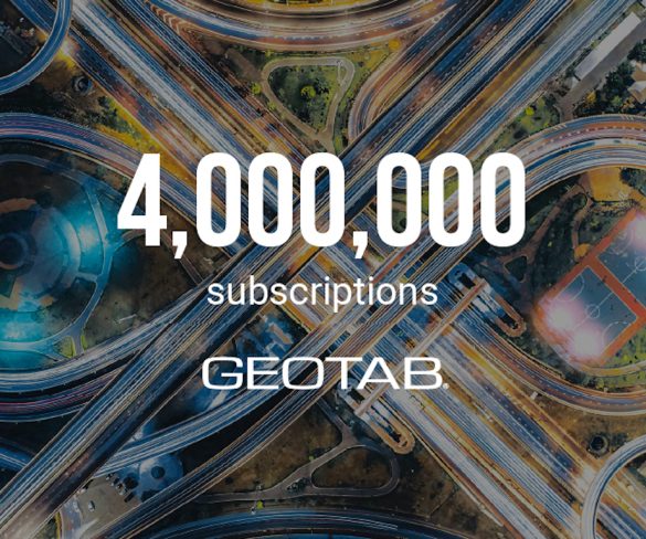 Geotab passes landmark of four million global subscriptions