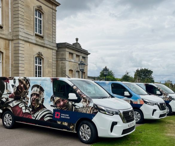 Eye-catching LCVs hit the road for English Heritage under new Alphabet deal