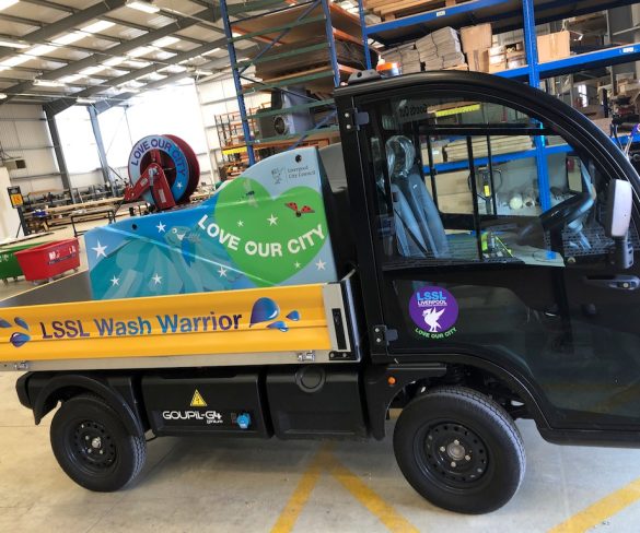 Liverpool City Council helps clean up the streets with Goupil G4 electric pickup