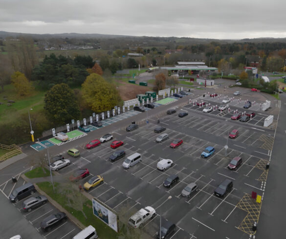Gridserve installs more ultra-rapid chargers at Moto Exeter