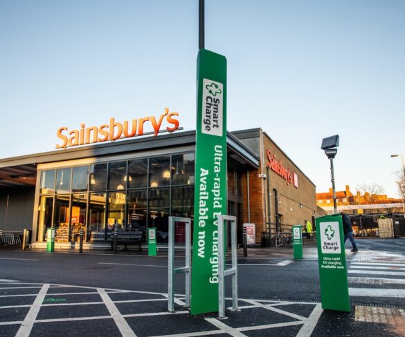 Sainsbury’s launches ultra-rapid charging service across stores