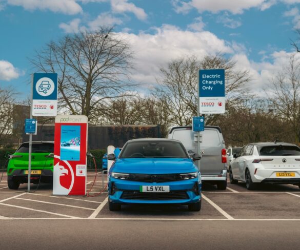 Vauxhall offers year’s free charging at Tesco with all new EV orders