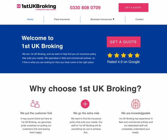 1st UK Broking cements rebrand with new logo and website