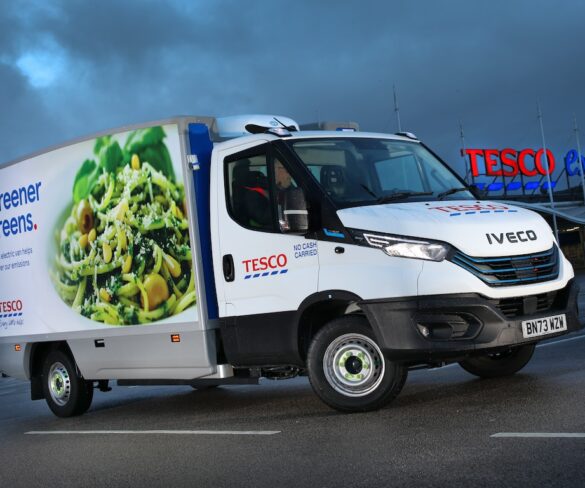 Tesco expands electric home delivery fleet with 150 Iveco eDaily vans