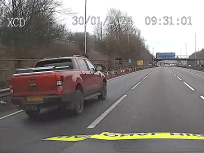 Drivers’ shocking manoeuvres near traffic officers captured in new footage