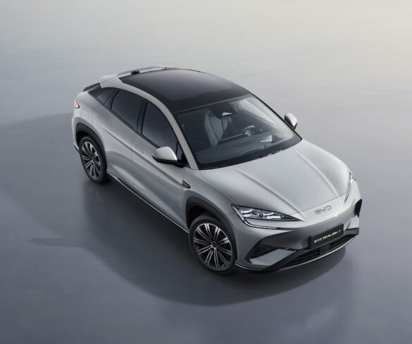 BYD Sealion 7 revealed as Tesla Model Y rival at Paris