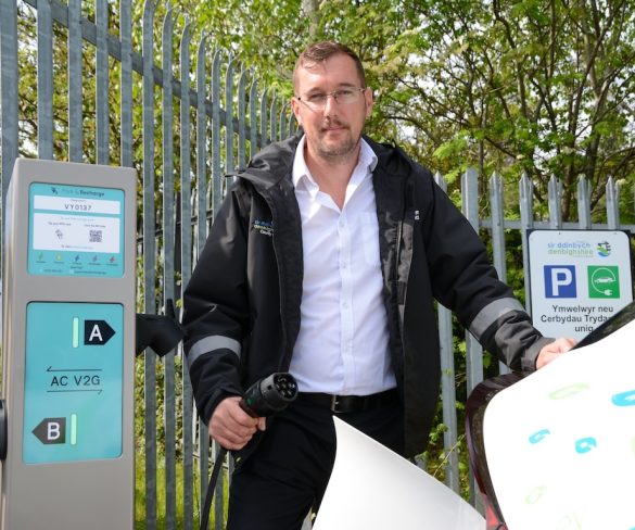 First AC vehicle-to-grid chargers now installed in fleet depot